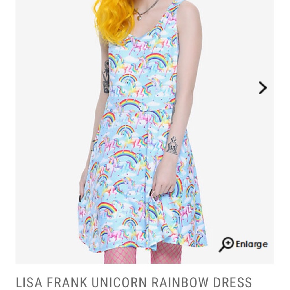 Lisa Frank Unicorn Dress